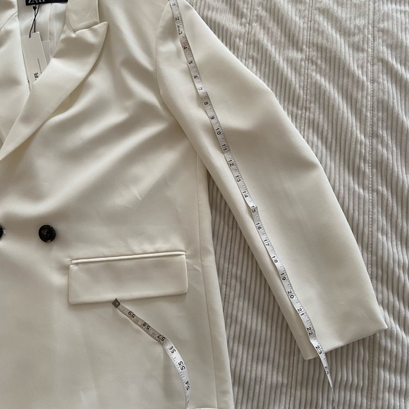 Zara white blazer size small - Picture 7 of 11